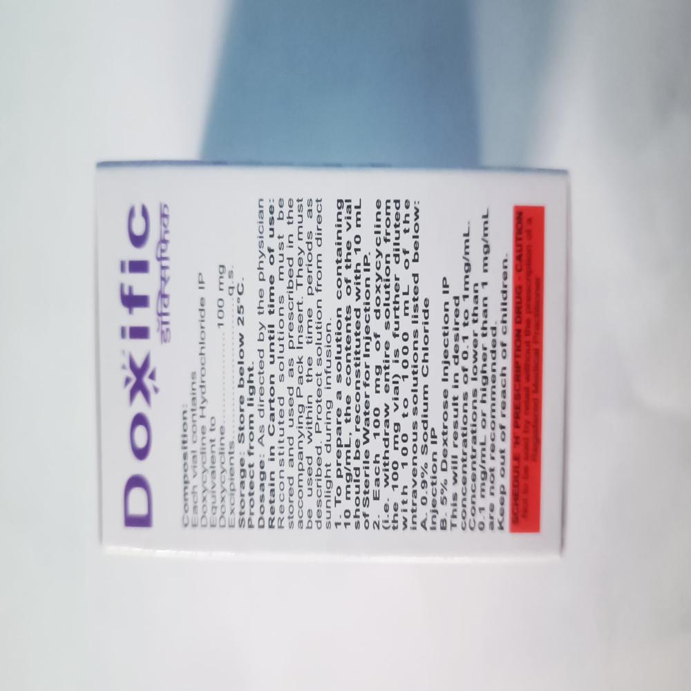 Doxific 100mg Injection - Grade: A