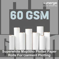 60 GSM 72 Inch Width Garment Super White Plotter Paper Rolls