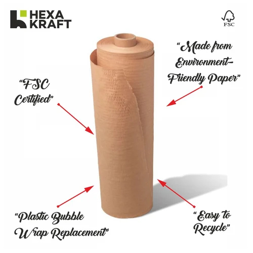 Logistics Hexakraft Honeycomb Paper For Protective Packaging - Color: Brown