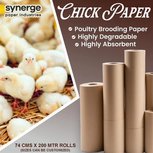 60 Inch Poultry Brooding Paper - Color: Brown