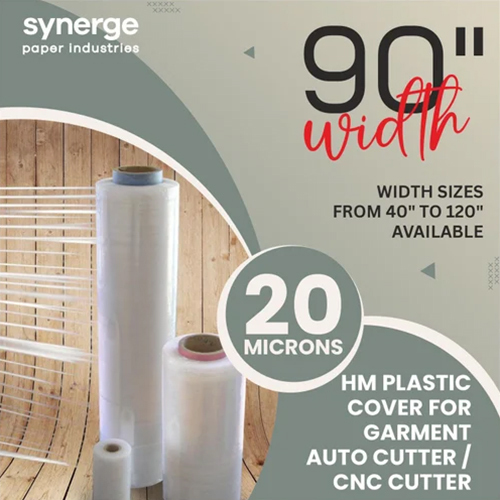 90 Inch Width Poly Film Rolls for Garment CNC Auto Cutter And Spreader