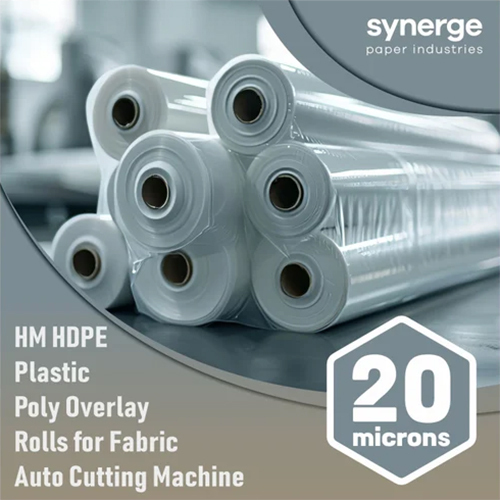 56 Inch Width Poly Film Rolls For Garment Cnc Auto Cutter And Spreader - Color: White