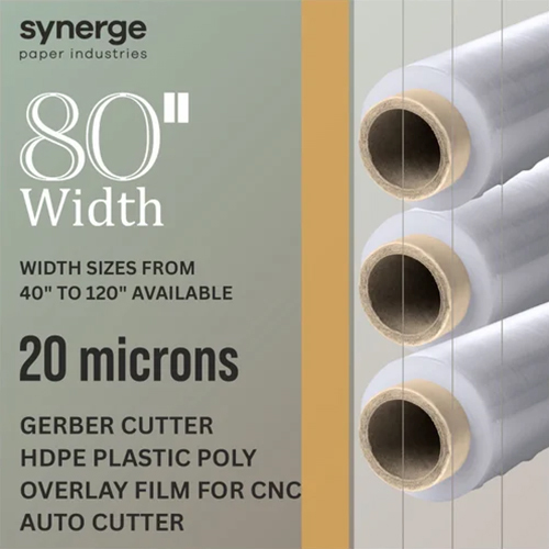80 Inch Width Poly Film Rolls for Garment CNC Auto Cutter And Spreader