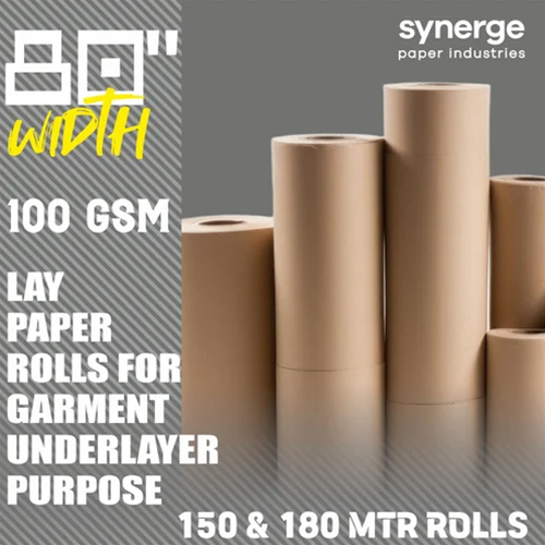 100 Gsm 80 Inch Underlayer Roll - Color: Brown