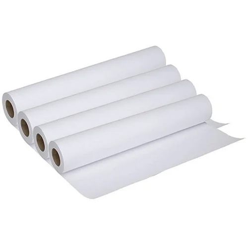 Plotter Paper Rolls For Garments Cad Machine - Color: White