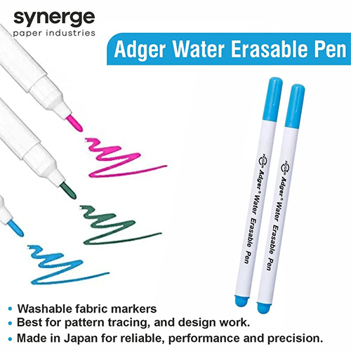 Water Erasable Pens Adger And Chako For Garment Factory - Color: Blue