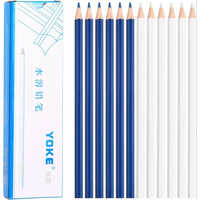 YOKE Wood White Water Erasable Pencil, For Textile/Fabric