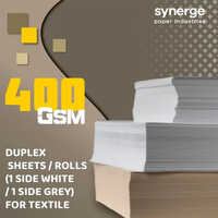 400 Gsm Duplex Board Sheets - Color: White And Brown