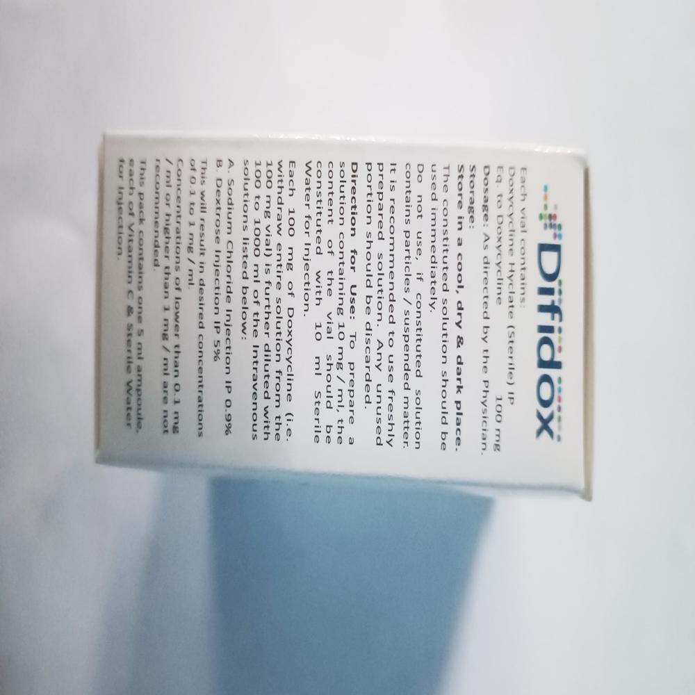 Difidox 100mg Injection - Grade: A at Best Price in Bengaluru ...