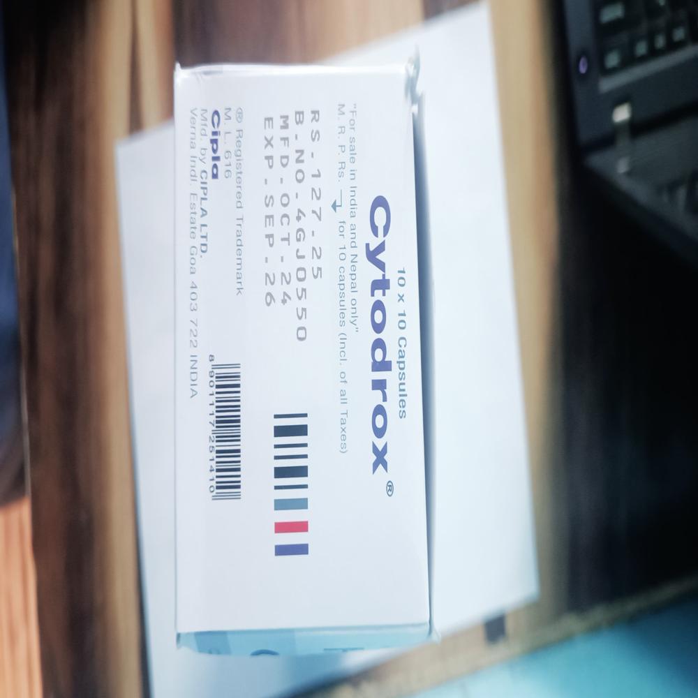 Cytodrox 500mg Capsule - Origin: India