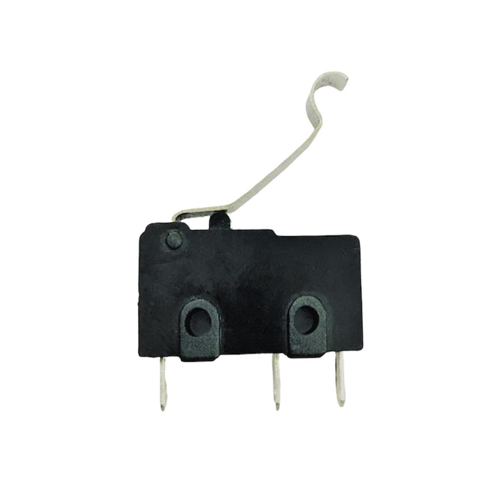 Subminiature Micro Switch - Stainless Steel Roller Type, Black Pbt Housing | 5a Current, 125v Ac Voltage, 100000 Days Mechanical Life, Silver Plated Terminals