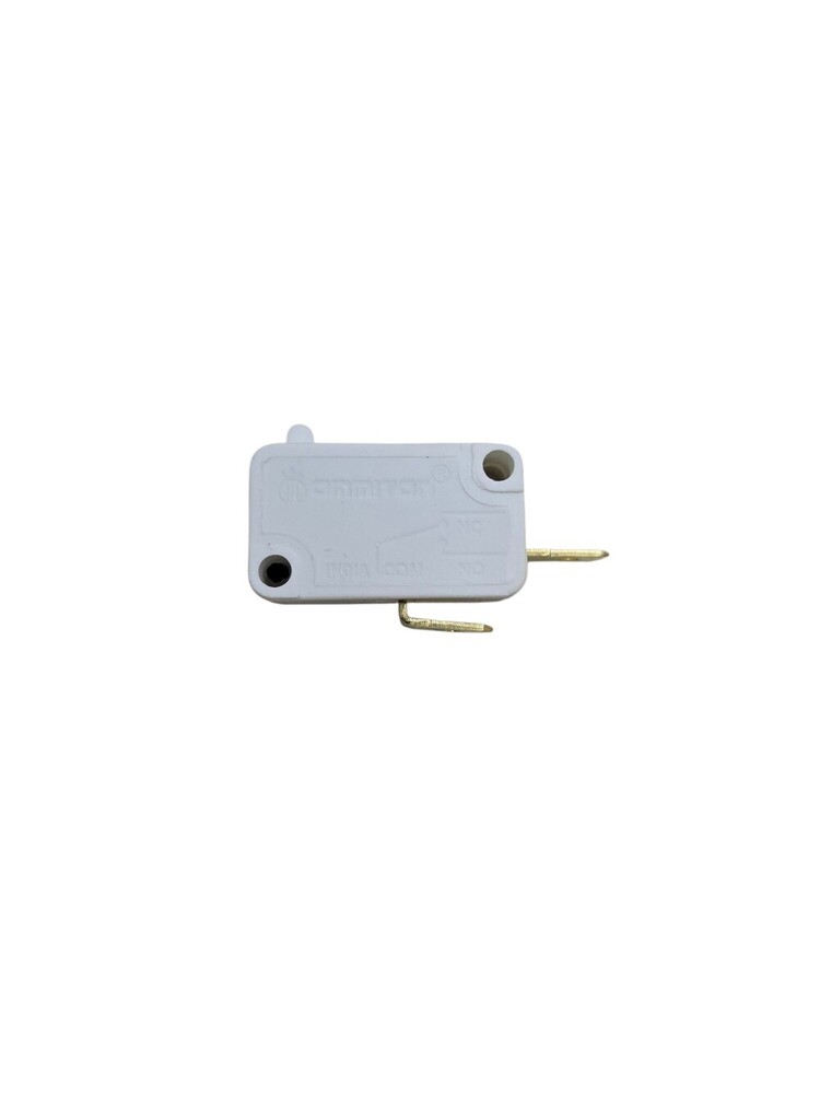 Micro Switch - Brass & Pbt (Fr) Material | 5a Current, 125v Ac Voltage, White Color, 100,000 Mechanical Life