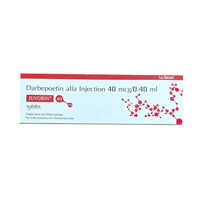 40mcg Darbepoetin Alfa Injection - 40mcg/0.46 Ml Liquid Formulation | Suitable For Treating Anemia In Ckd And Cancer Chemotherapy Patients