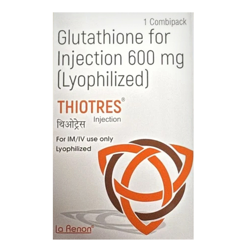 600mg Glutathione Injection - 600 mg/10 ml Vials | Powder Form, Promotes Liver Health, Constitutes Three Essential Amino Acids, Suitable for All