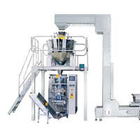 Automatic Chips Packing Machine - Stainless Steel, 1000 Pcs/hr Capacity, Silver Color - Human Machine Interface Control, Automatic Grade, 220-240 Volt