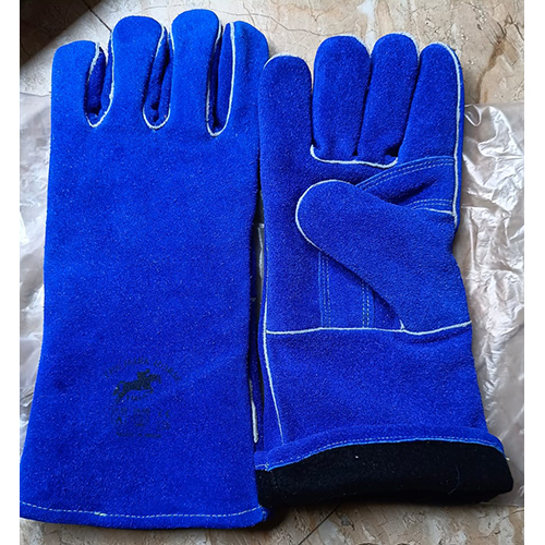 14 Inch Heat Resistant Leather Gloves Inside Blanket