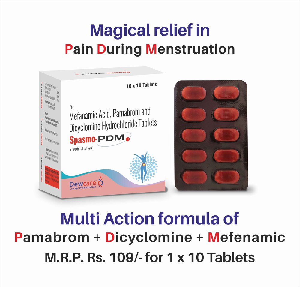 Spasmo-pdm टैबलेट्स