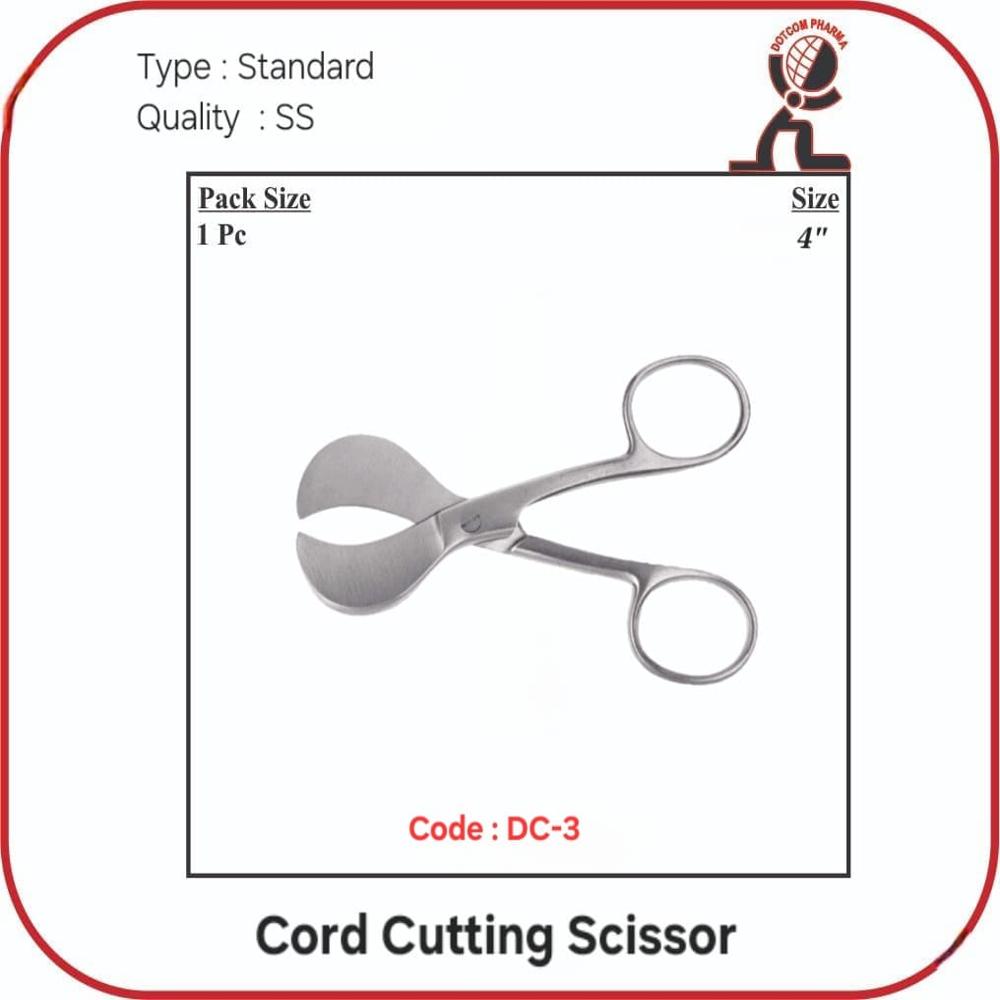 Cord Cutting Scissor - 4" Inch - Material: Stainless Steel