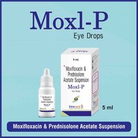 Moxl-p Eye Drops - Moxifloxacin 0.5% + Prednisolone Acetate 0.12% | Anti-inflammatory & Antimicrobial Eye Treatment