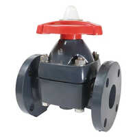 Pp Diaphragm Valve - Color: Black