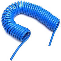 Polyurethane Coiled Hoses - Color: Blue