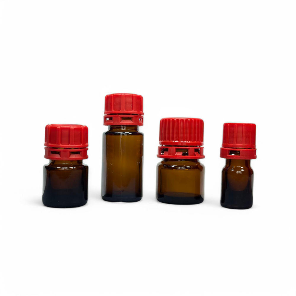 Wide Mouth Glass Bottle 2ML - 18mm Neck 