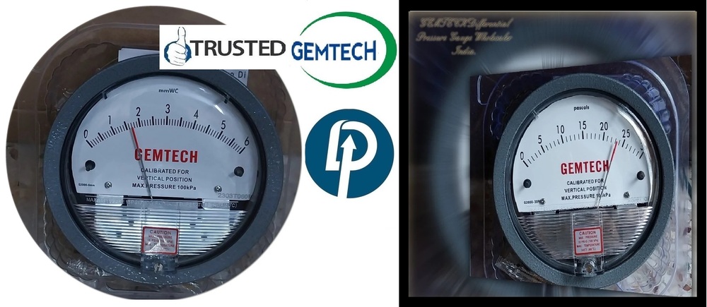 Gemtech - Differential Pressure Gauges Suppliers By Mysura Karnataka