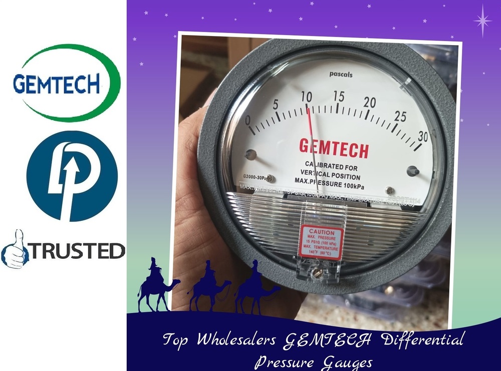 Gemtech Differential Pressure Gauges - Noida(UP)