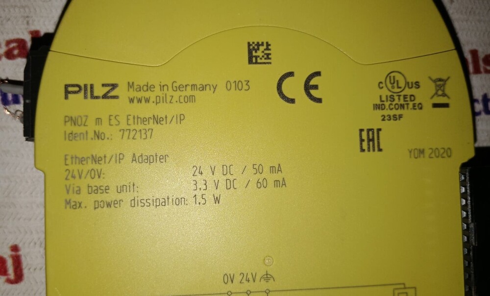 PILZ PNOZ m ES ETHERNET/IP PLC