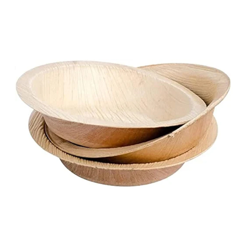 Round Areca Leaf Bowl - Application: Events And Parties