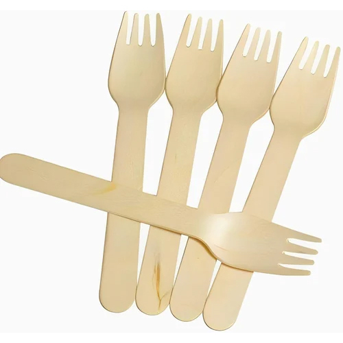 Disposable Wooden Fork - Application: Events And Parties