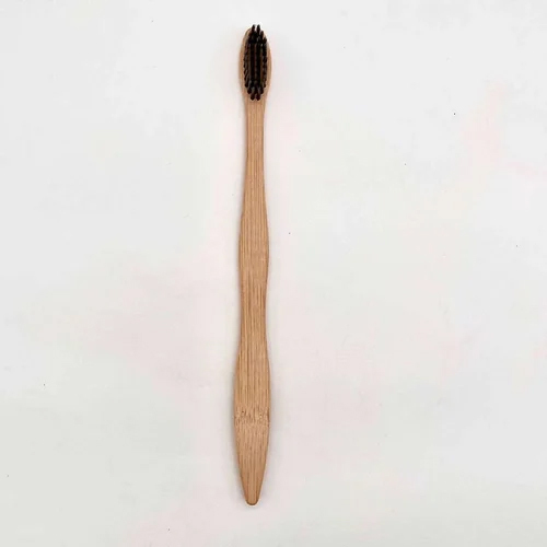10 Inch Bamboo Tooth Brush - Color: Light Brown