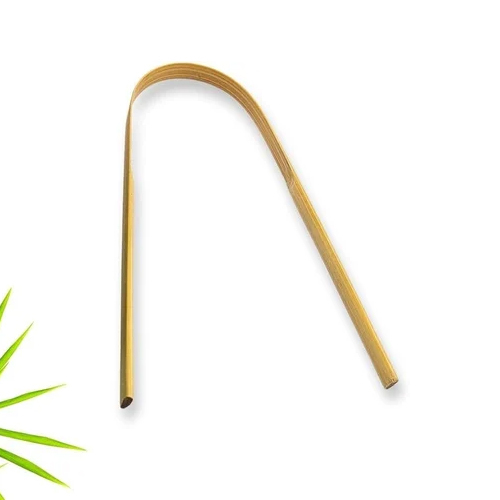 Bamboo Tongue Cleaner - Color: Beige