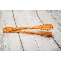 Wooden Serving Tong - Color: Brown