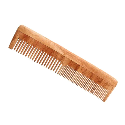 Neem Wood Comb - Color: Brown