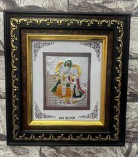 Radha krishna silver 1no frame