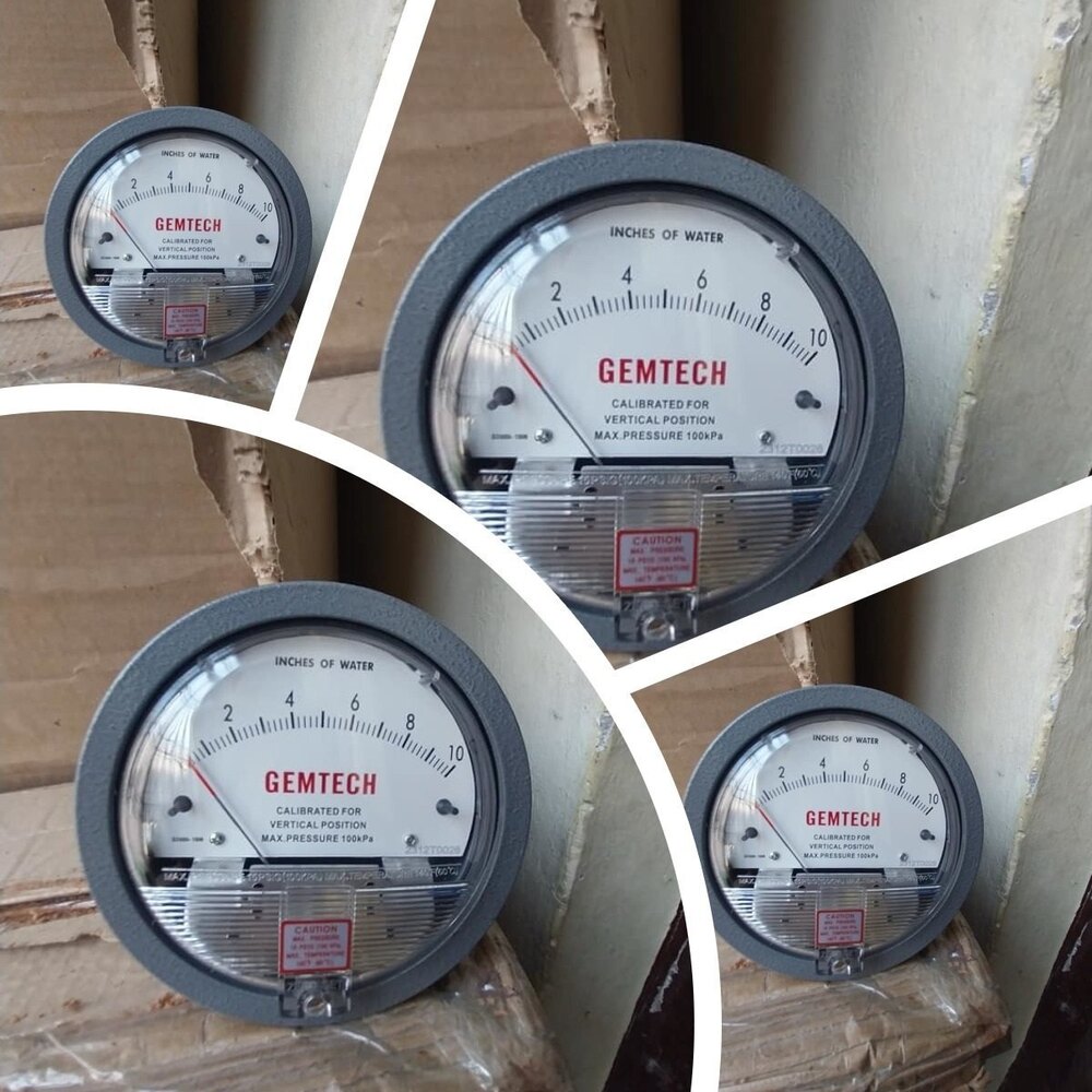 GEMTECH Differential Pressure Gauges wholesalers Dealers by Karur