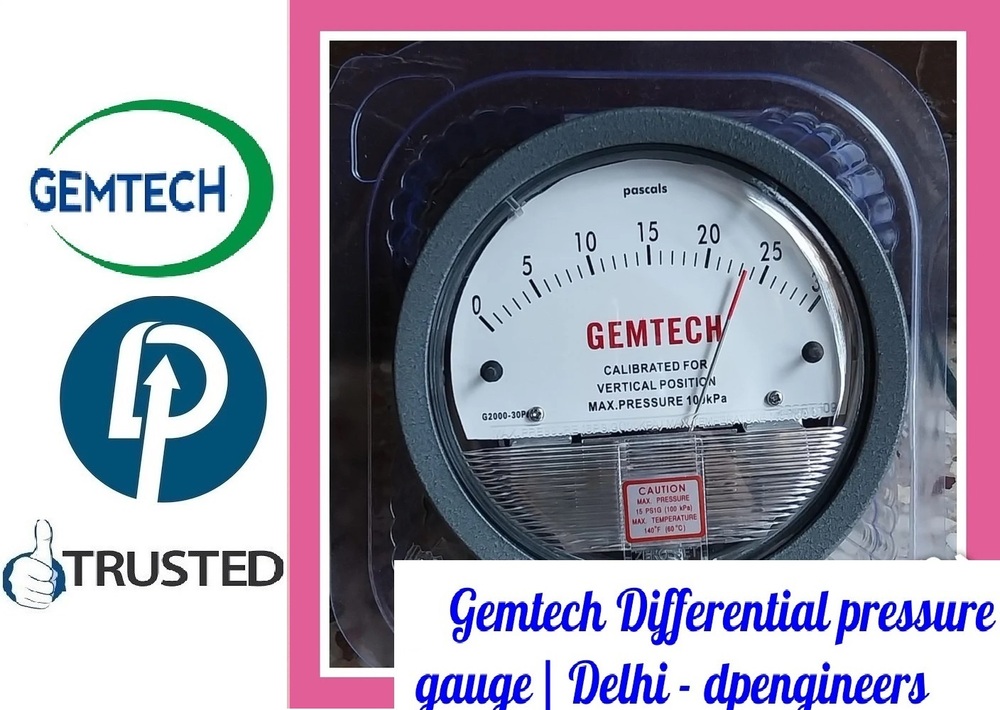GEMTECH Differential Pressure Gauges Distributors by Kapurthala Punjab