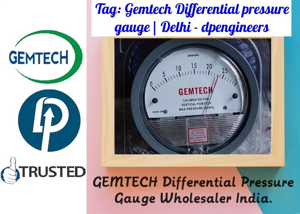 GEMTECH Differential Pressure Gauges Distributors by Kapurthala Punjab