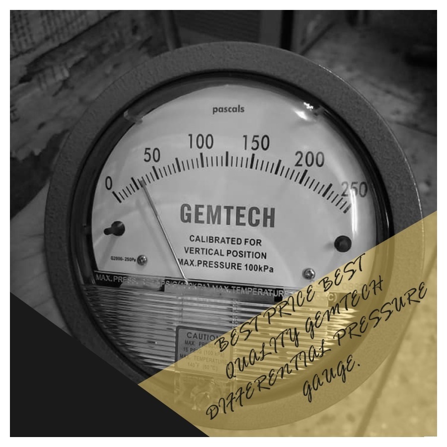 GEMTECH Instruments G2000-15CM Differential Pressure Gage 0-15 CM