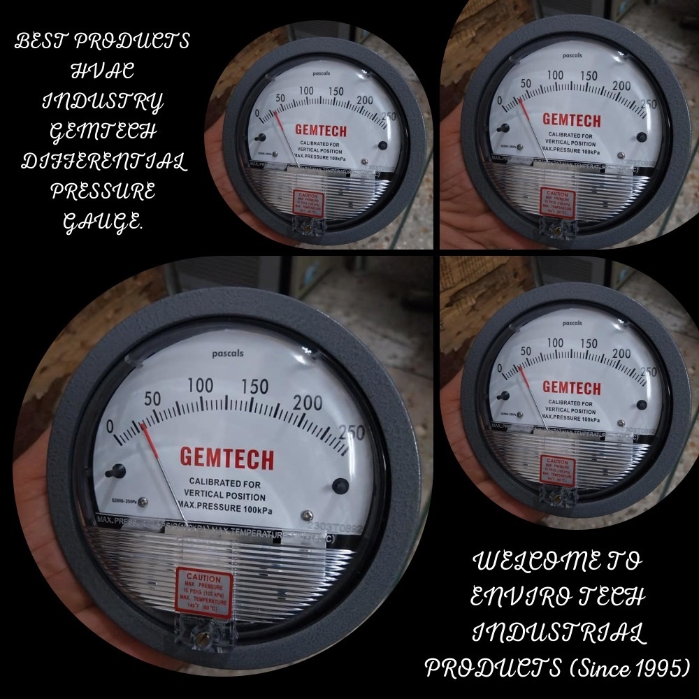 GEMTECH Instruments G2000-15CM Differential Pressure Gage 0-15 CM