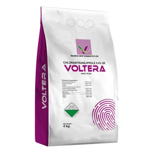 Chlorantraniliprole 0.4% w-w GR Insecticides - 0.4% Active Ingredient, 80-99% Purity | Controlled Release, Convenient Plastic Bag Packaging, Powder Form