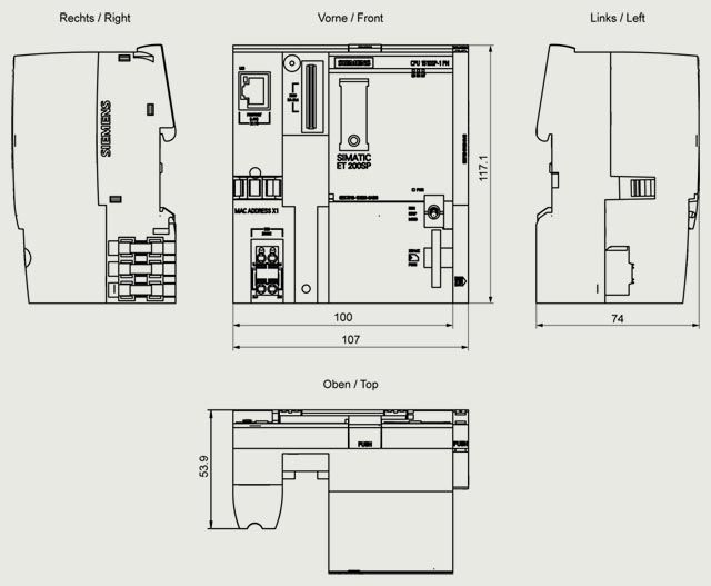 Siemens Et 200sp Plc 6es7510-1dk03-0ab0