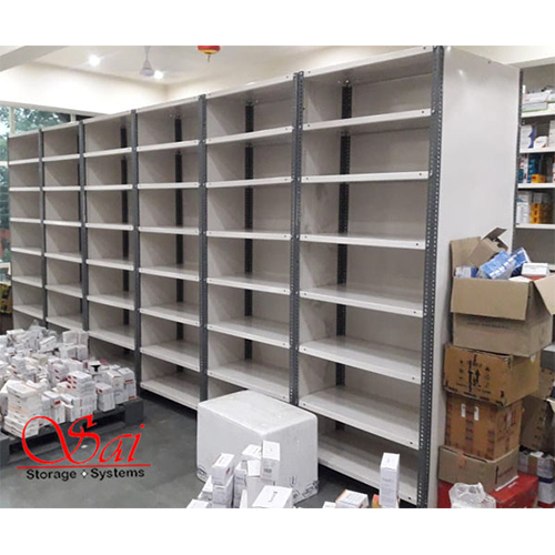 Three Side Covered Slotted Angle Rack