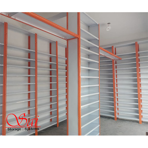 Three Side Covered Powder Coated Slotted Angle Rack