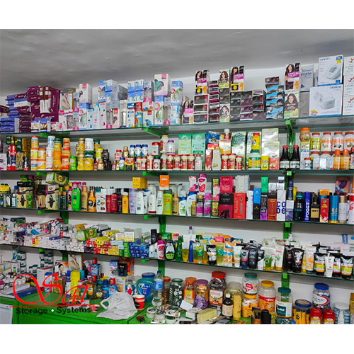 फार्मेसी ग्लास रैक