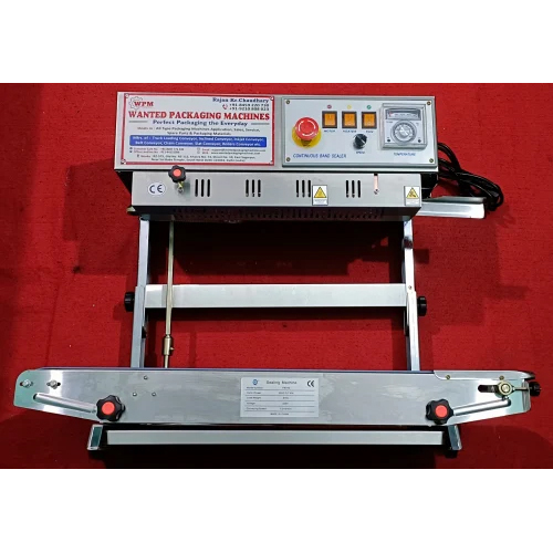 Vertical Continuous Pouch Sealing Machine - Automation Grade: Semi Automatic