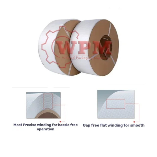 Virgin Milky White Pp Box Strapping Rolls - Size: 0.7mm (Thickness)
