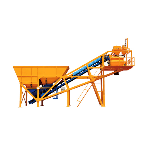 Industrial Concrete Batching Plant - Automatic Operation, Yellow Finish | High Efficiency, Warranty Included