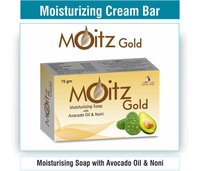 Moitz Gold Soap - Avocado Oil & Noni Infusion | Deeply Moisturising, Nourishing Blend For Soft And Hydrated Skin
